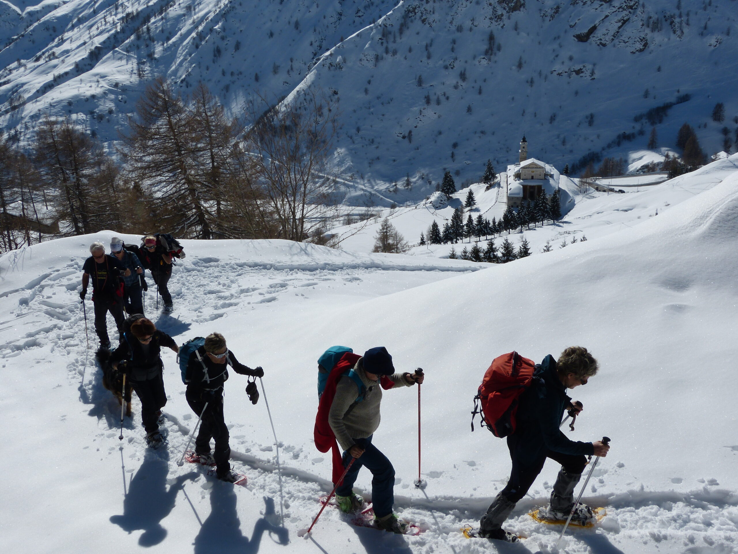 Escursione Giornaliera Trek Con Racchette - Inverno all'Alpe Chastlar