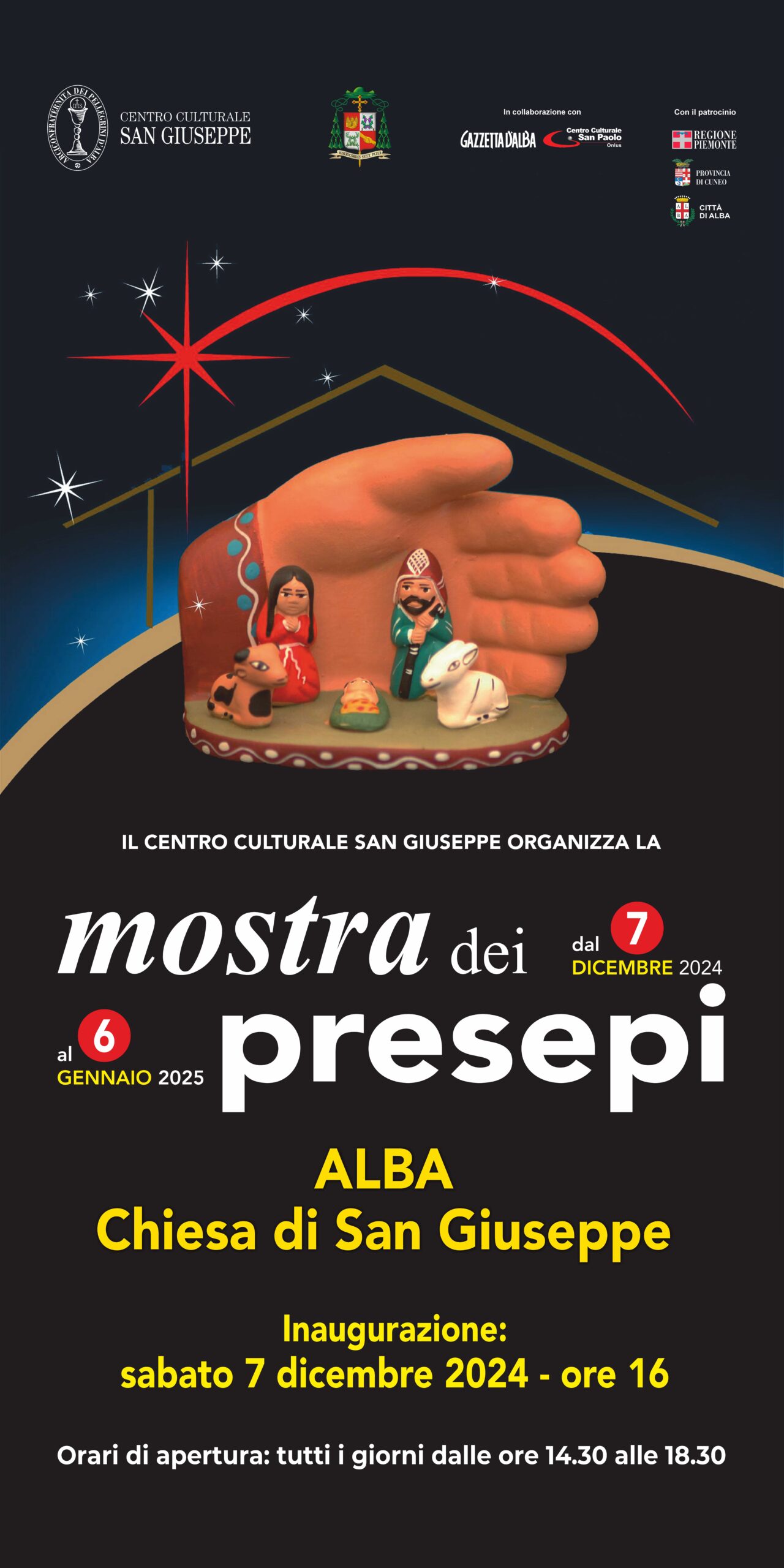 Locandina mostra presepi