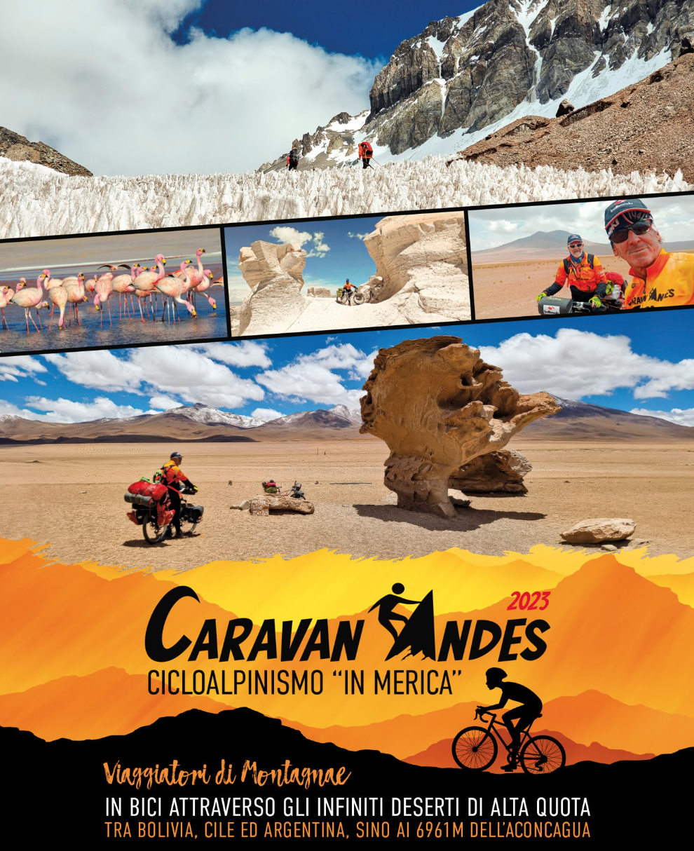 Caravan Andes, avventura ciclo-alpinistica tra Bolivia, Cile e Argentina con Sebastiano Audisio