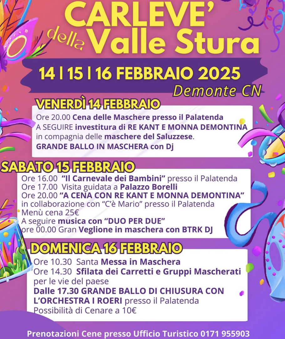 Carlevé della Valle Stura 2025