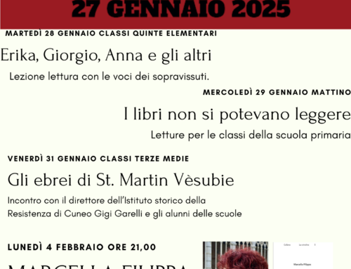 Giornata della memoria 2025: gli eventi alla Biblioteca di Chiusa Pesio