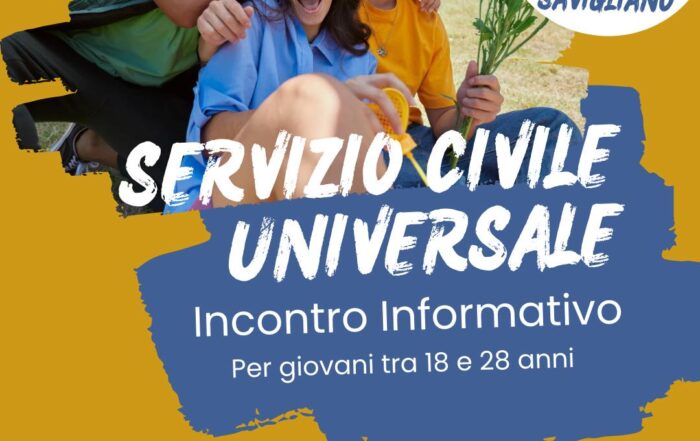 progetti servizio civile per giovani tra i 18 ed i 28 anni savigliano