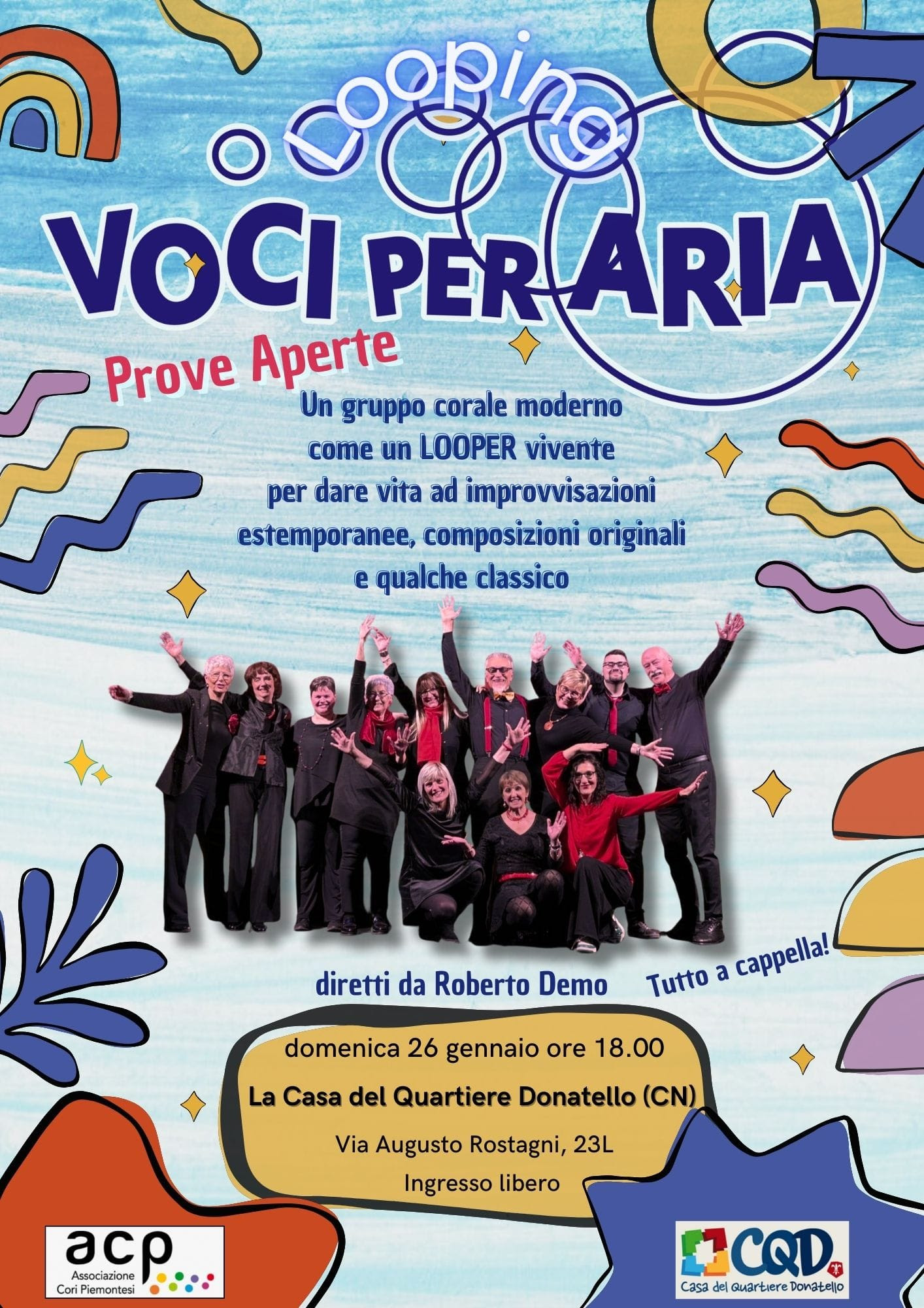 voci per aria prove aperte cuneo