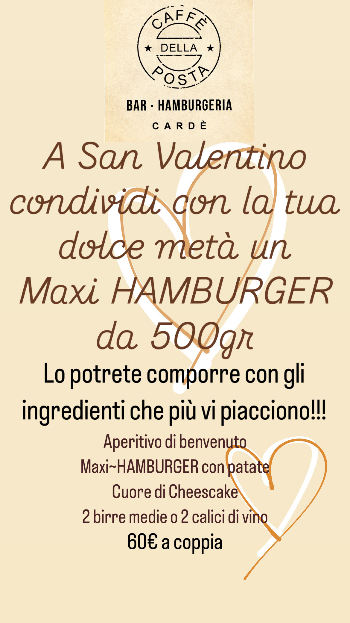 maxi hamburger san valentino cardè