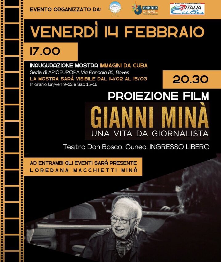 Proiezione del film su Gianni Minà