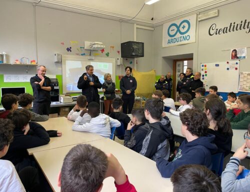 La Protezione civile ha incontrato gli studenti del laboratorio digitale “Stem your brain”